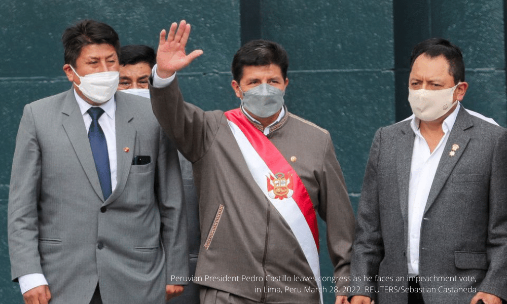 Peru's Castillo Survives Impeachment Vote In Congress - EconomyDiary